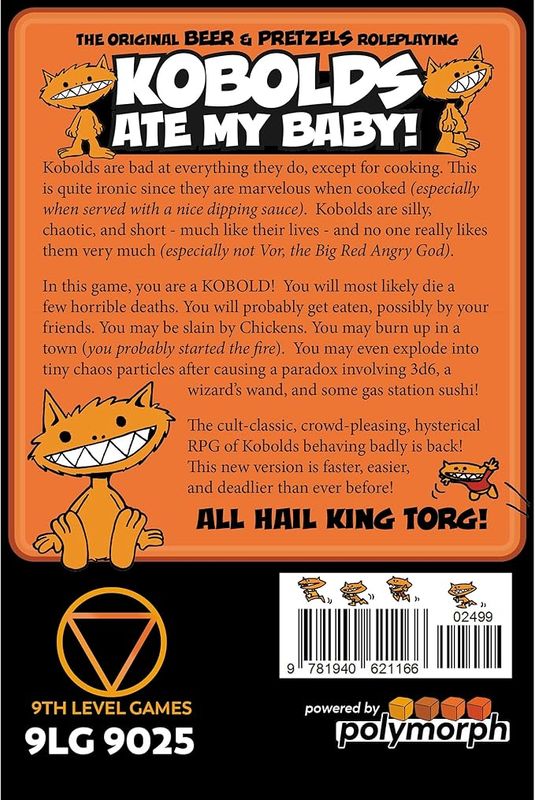 Kobolds Ate My Baby the Orange Book