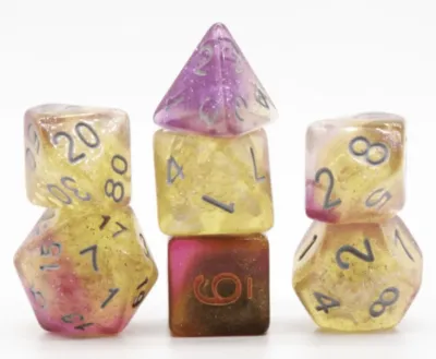 Dreamy Galaxy RPG Dice Set