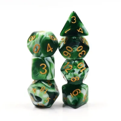 Jadeite RPG Dice Set