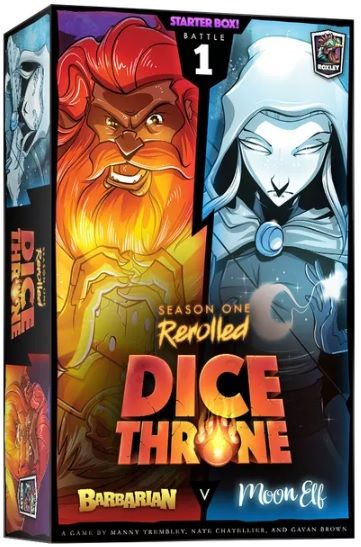Dice Throne: Barbarian vs. Moon Elf Dice Throne: Barbarian vs. Moon Elf