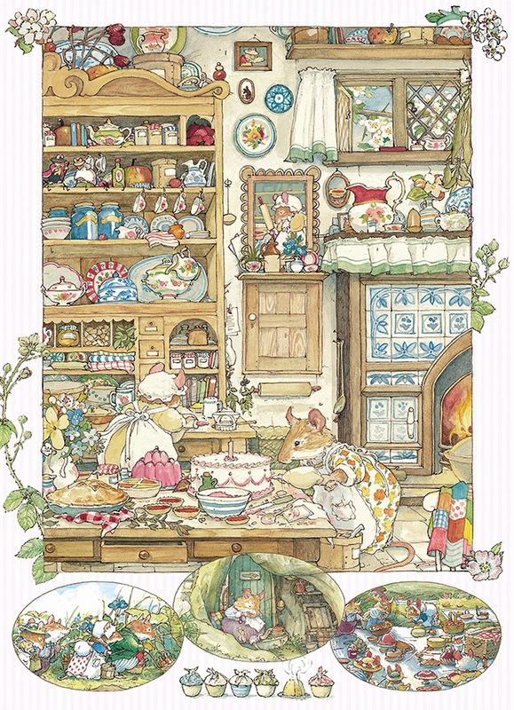 Brambly Hedge Picnic Preparations 500pc Puzzle