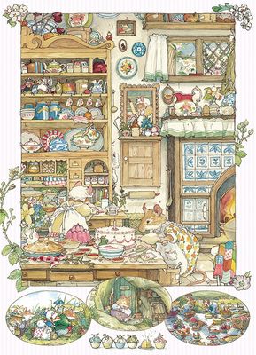 Brambly Hedge Picnic Preparations 500pc Puzzle
