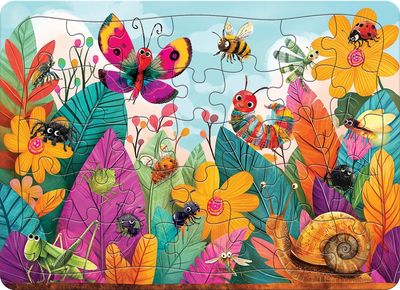 Bugs and Blossoms (Tray) 35pc Puzzle