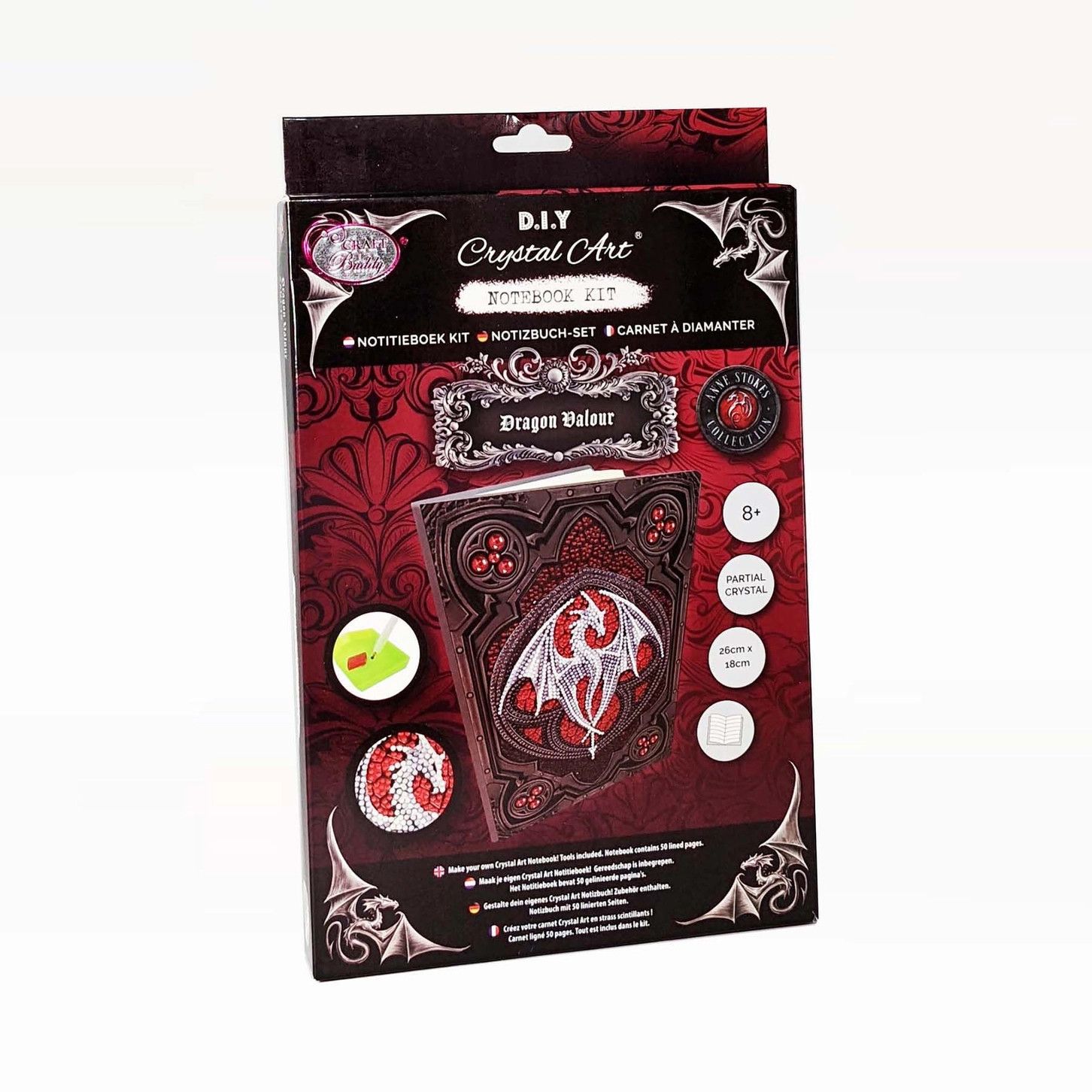 Crystal Art Notebook Kit: Valour Alter Drake