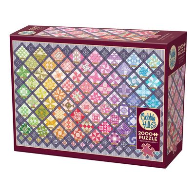 Four Square Quilt Blocks - 2000-Piece Puzzle
