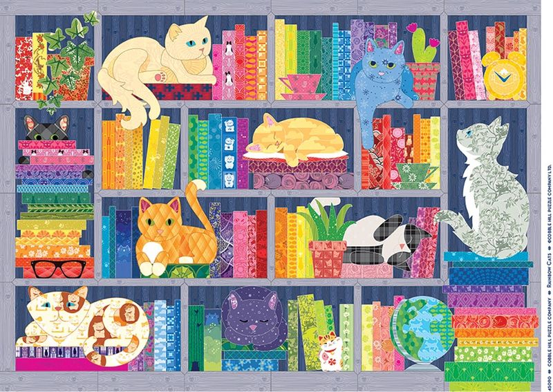 Rainbow Cats 500pc Puzzle
