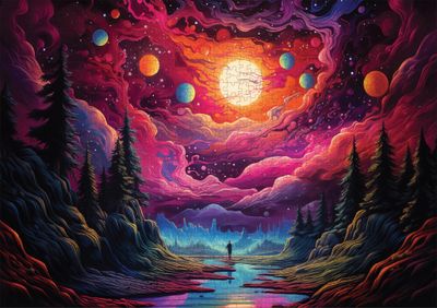 Cosmic Canvas Classic Jigsaw Puzzle 1000PC