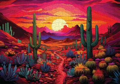 Desert Daze Classic Jigsaw Puzzle 1000PC