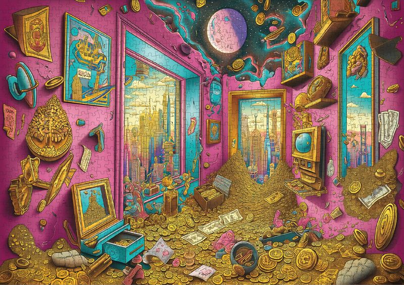 Treasure Trove Classic Jigsaw Puzzle 1000PC
