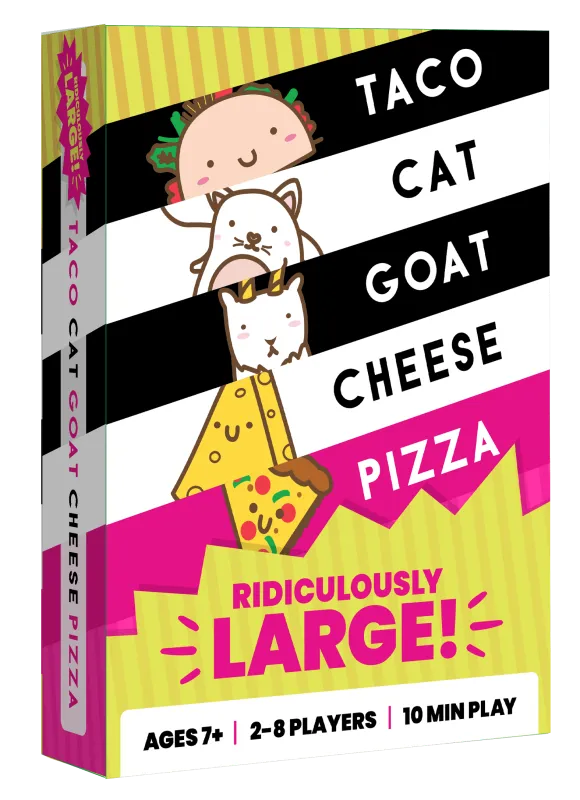 TACO CAT GOAT CHEESE PIZZA: RIDICULOUSLY LARGE TACO CAT GOAT CHEESE PIZZA: RIDICULOUSLY LARGE