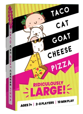 TACO CAT GOAT CHEESE PIZZA: RIDICULOUSLY LARGE