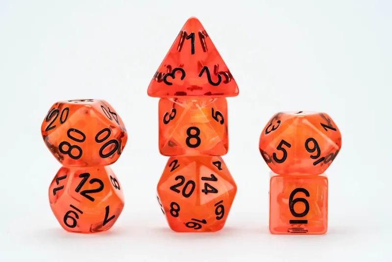 Set of 7 Resin Dice