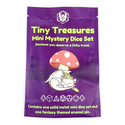 Tiny Treasures Mystery Pack of One 10mm Mini Dice Set