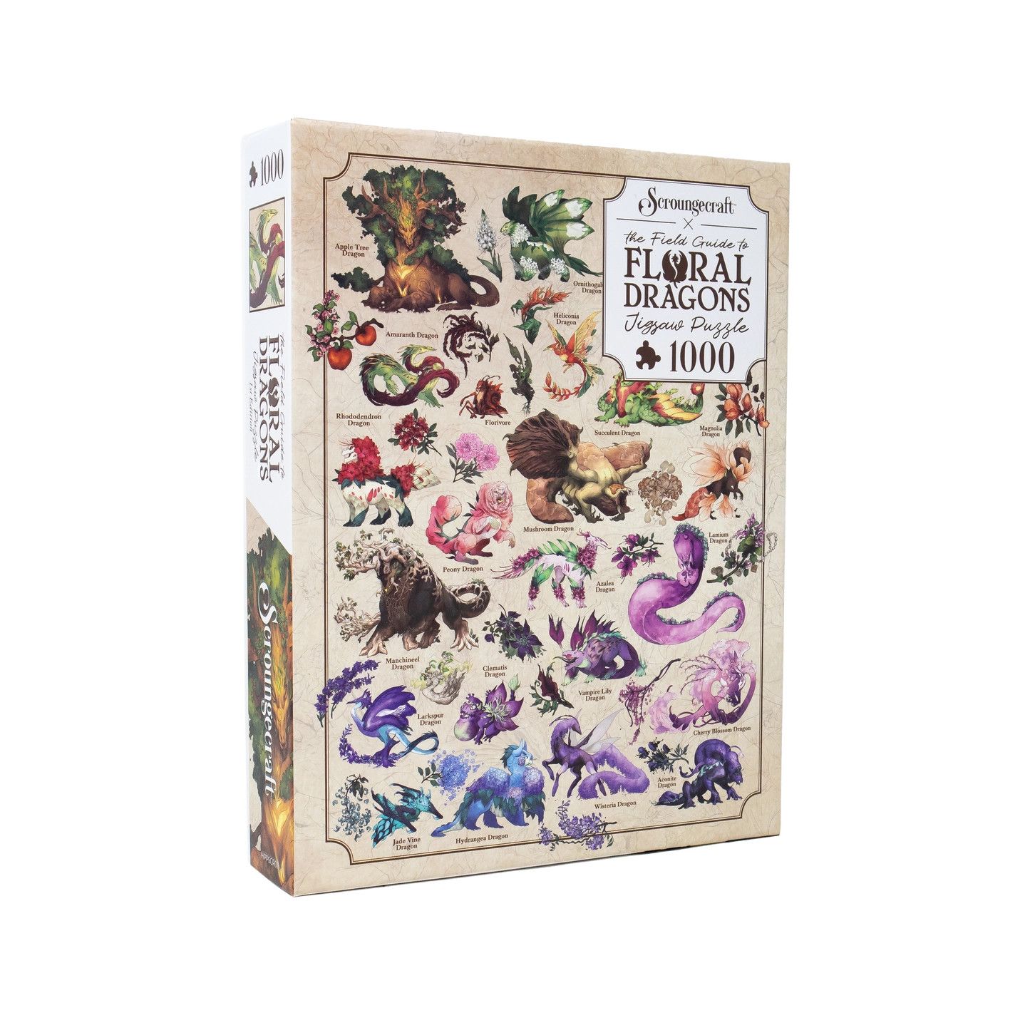 The Field Guide To Floral Dragons - 1000-Piece Jigsaw Puzzle, Variation: Flower Dragon Gallery