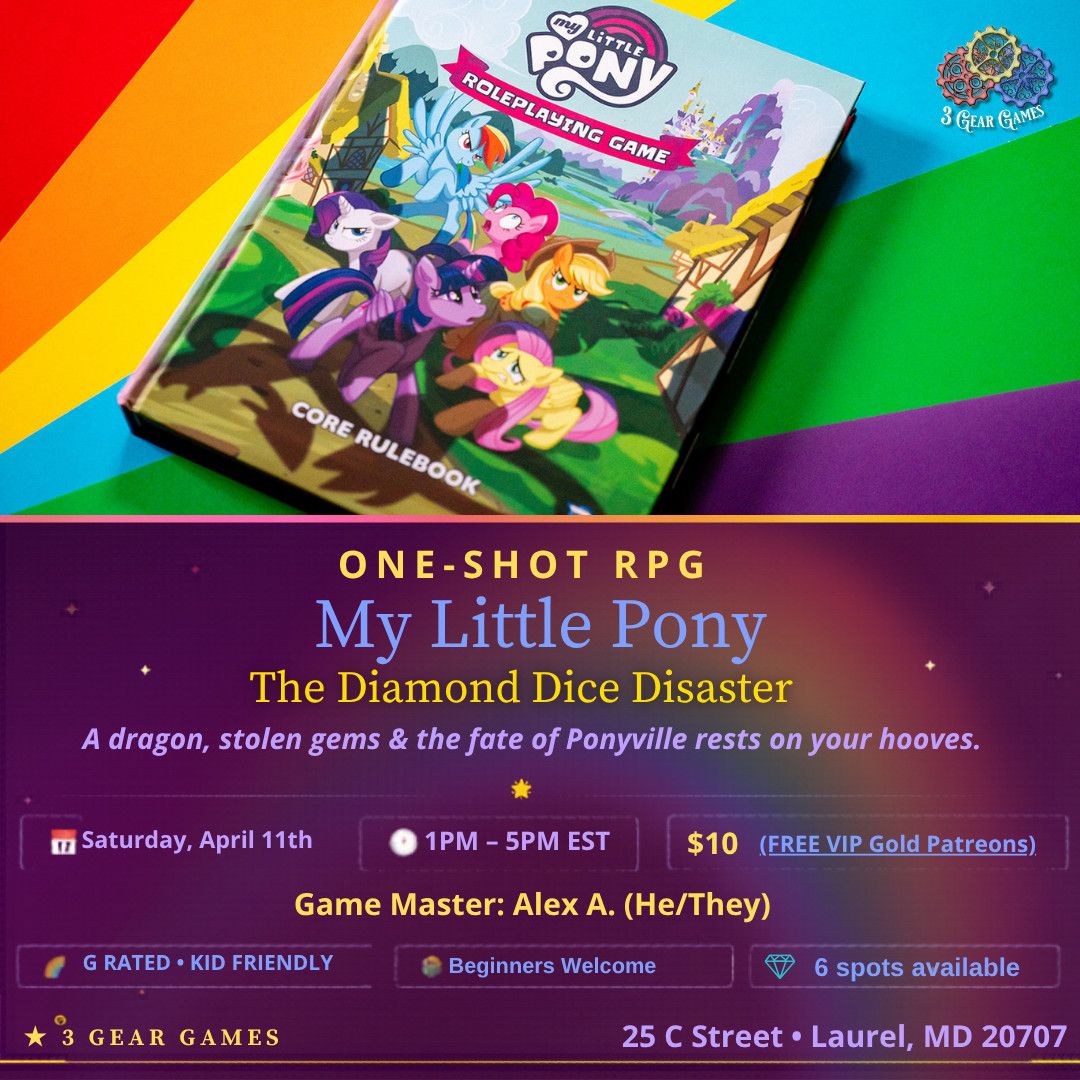 My Little Pony: The Diamond Dice Disaster One-Shot RPG