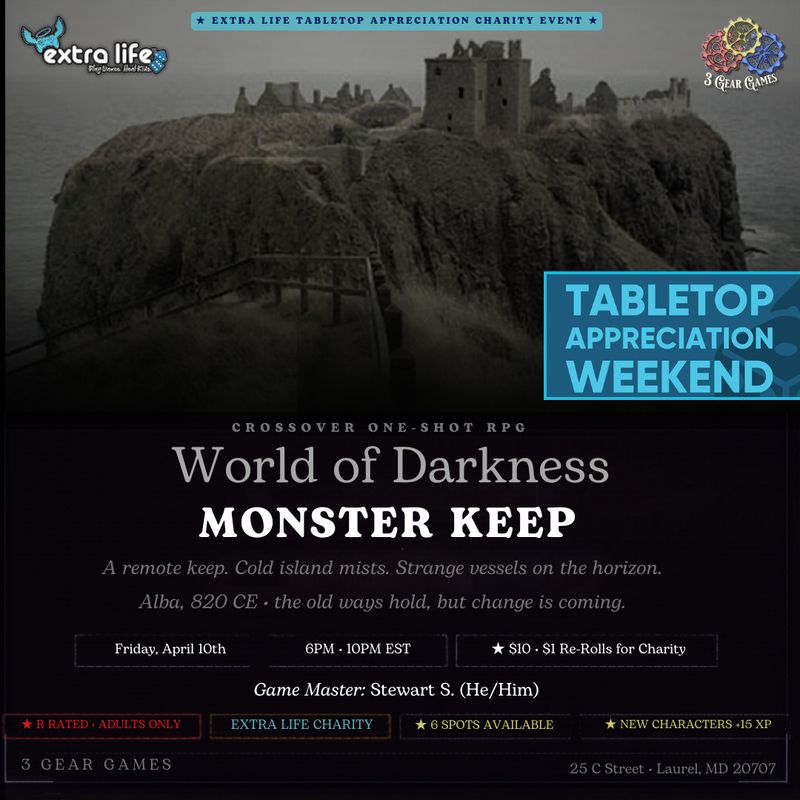 Monster Keep: World of Darkness Crossover Charity One-Shot