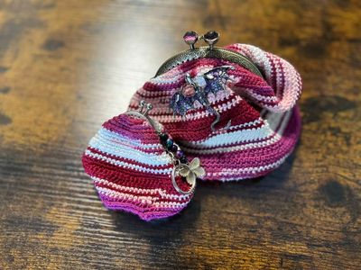 Wyrmling  Dice Bag-with beaded charm