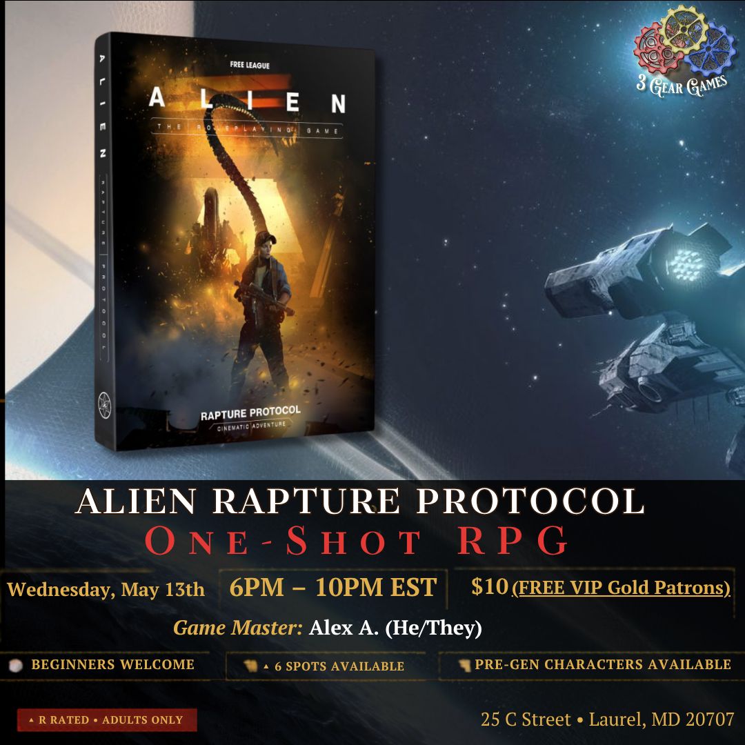 Alien RPG, RAPTURE PROTOCOL One-Shot