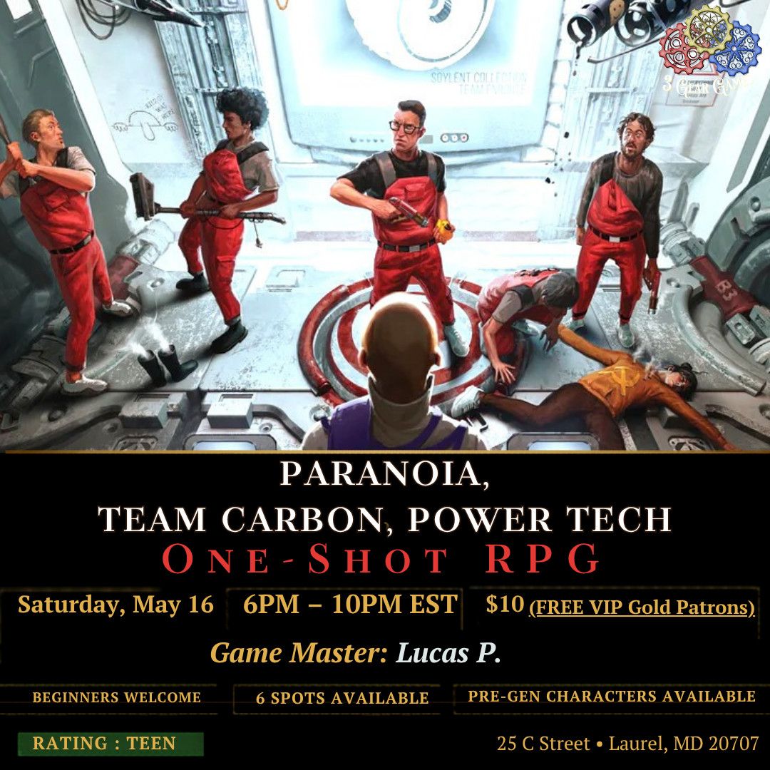Paranoia, Team Carbon, Power Tech One-Shot
