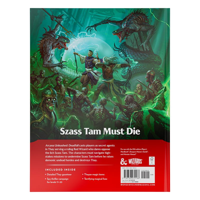 DND RPG ARCANA UNLEASHED DEADFALL