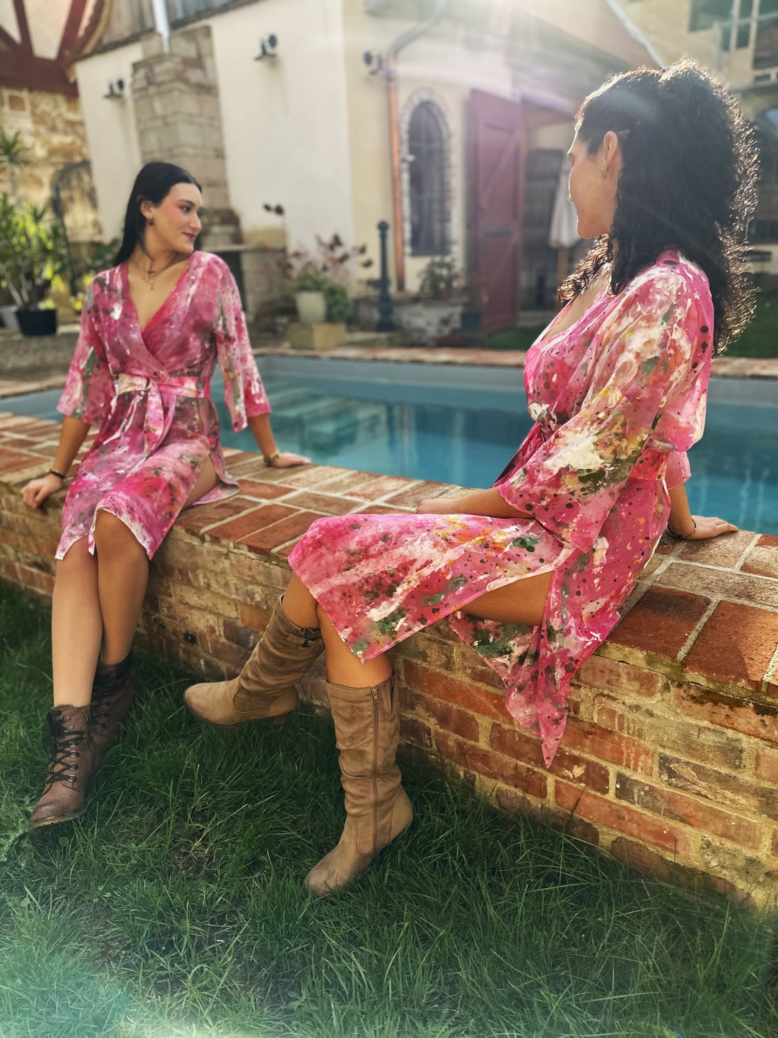 ACTIONPAINTING KIMONO I