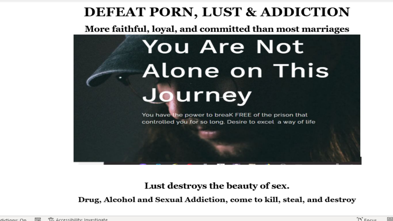 PORN,  LUST,  SEXUAL ADDICTION