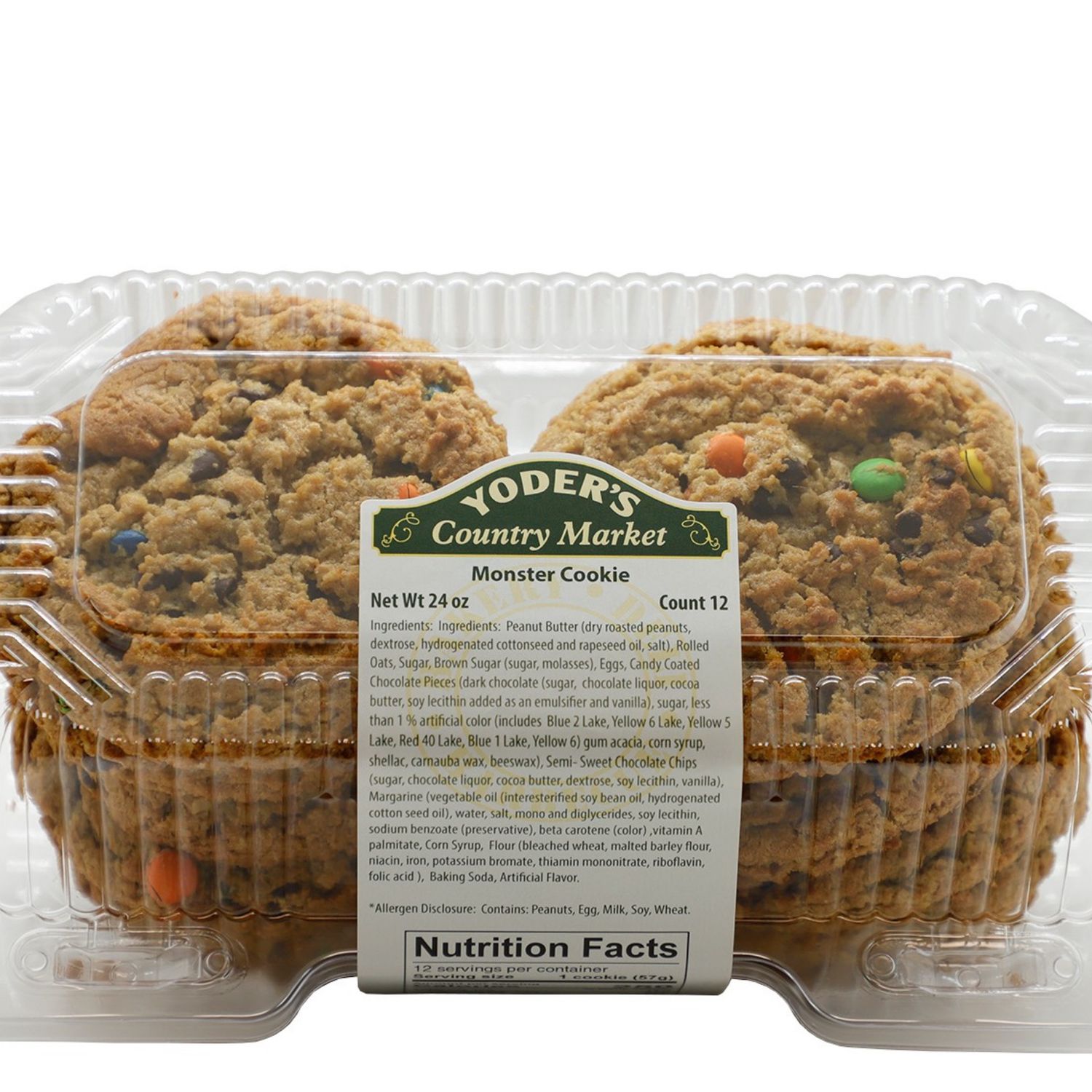 Yoder's Monster Cookie 24oz 12ct