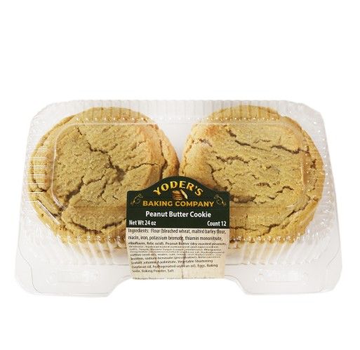 Yoder's Peanut Butter Cookies 24oz 12ct