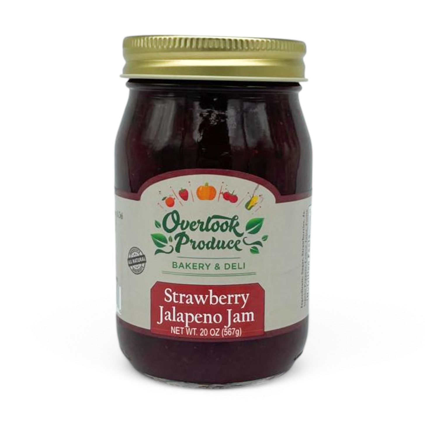Strawberry Jalapeño Jam 20oz