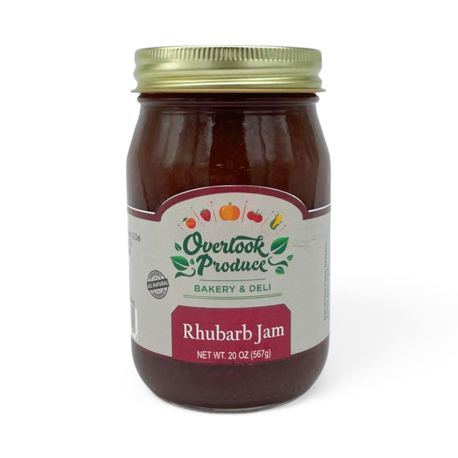Rhubarb Jam 20oz