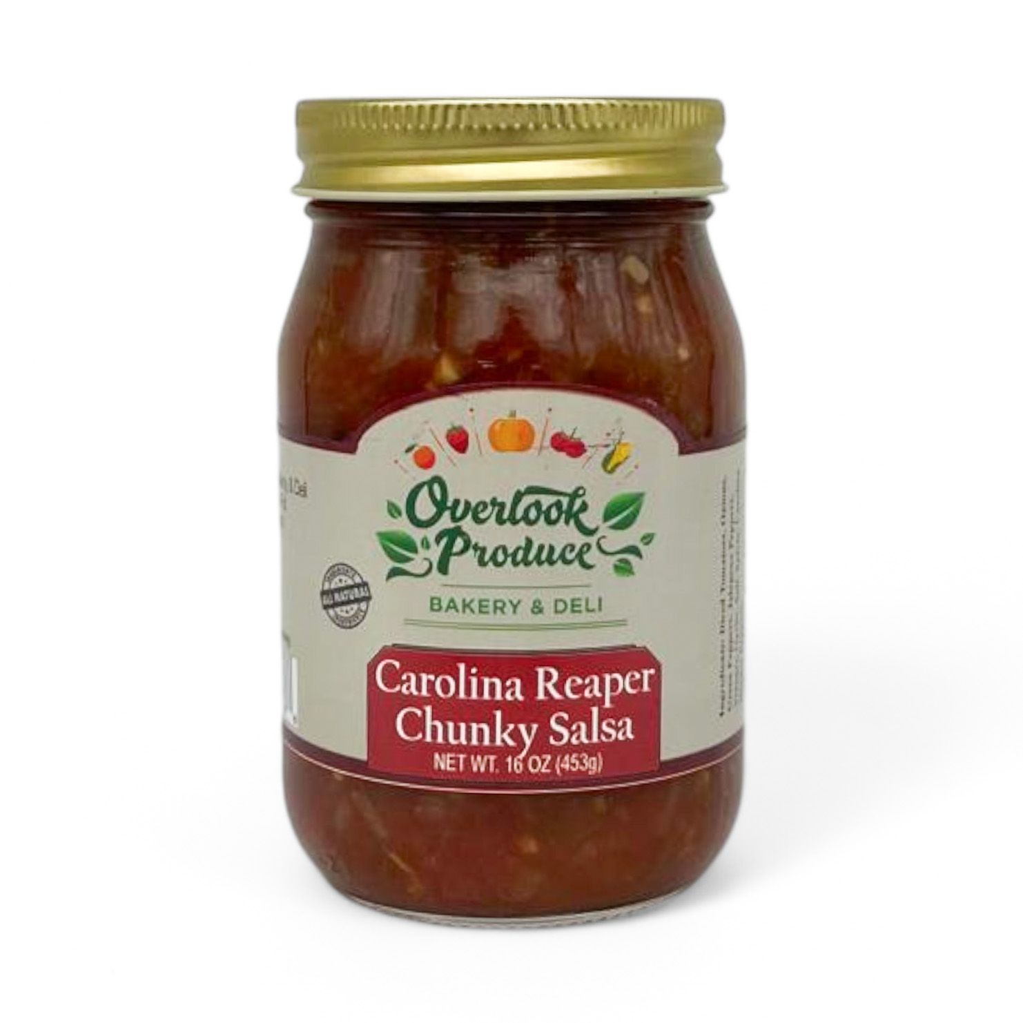 Carolina Reaper Chunky Salsa 16oz