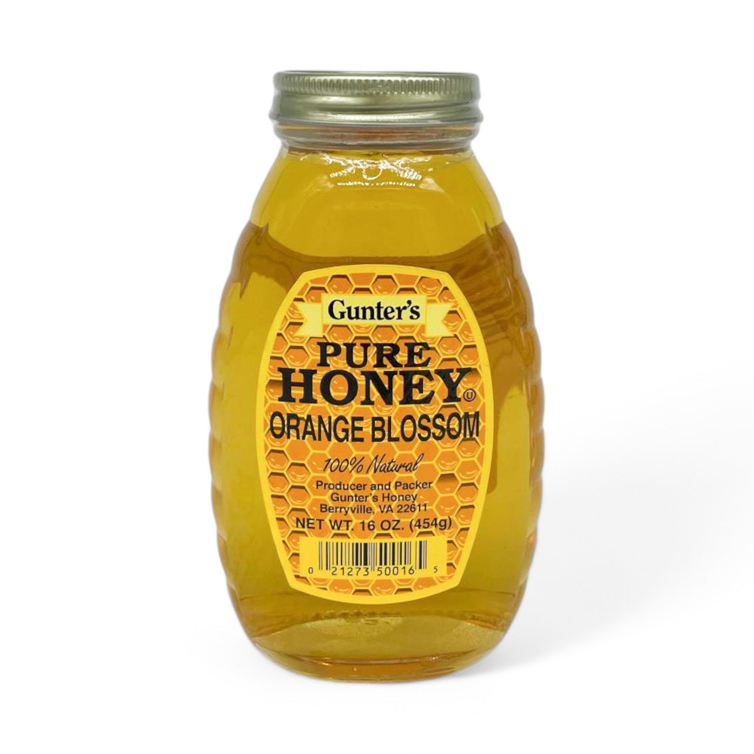 Gunter's Orange Blossom Honey 16oz