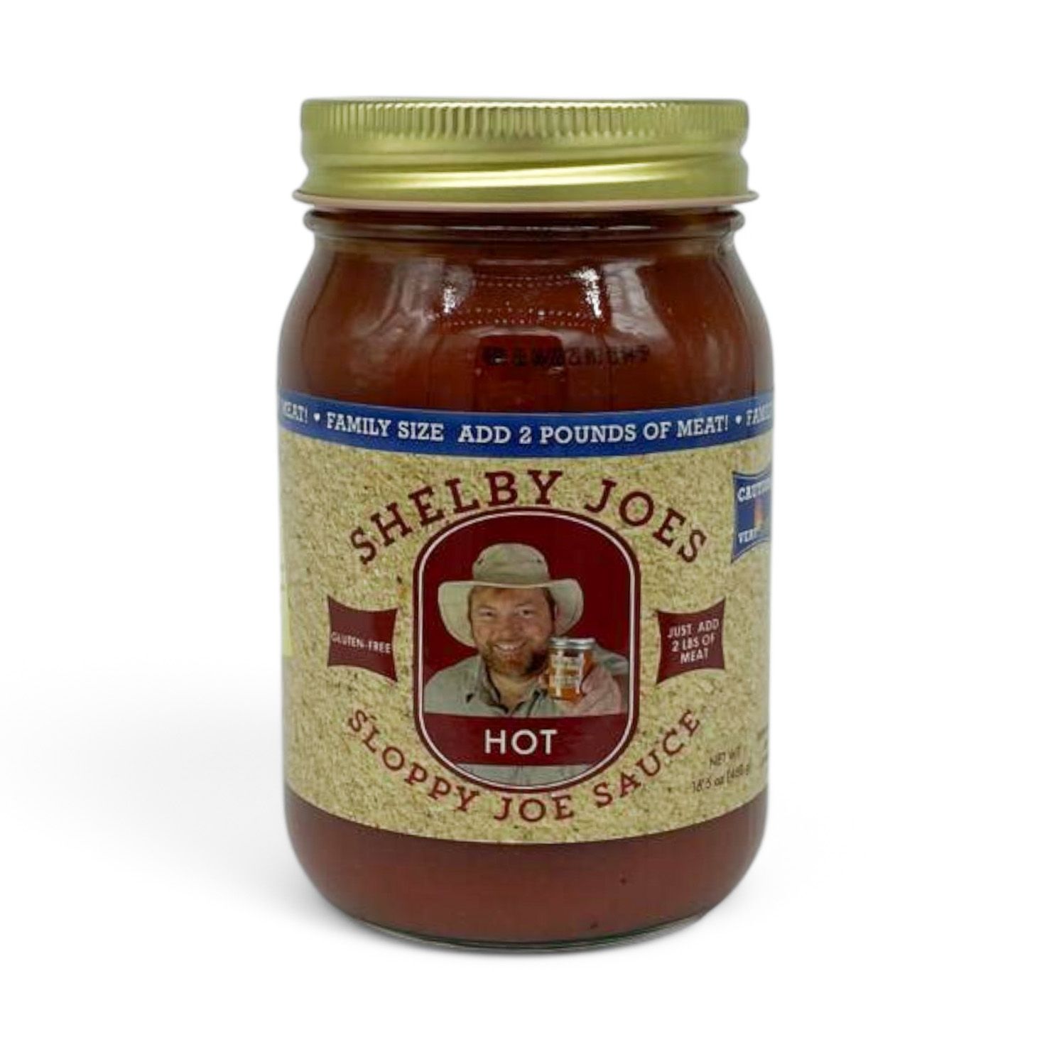 Shelby Joe Sauce Hot 16oz