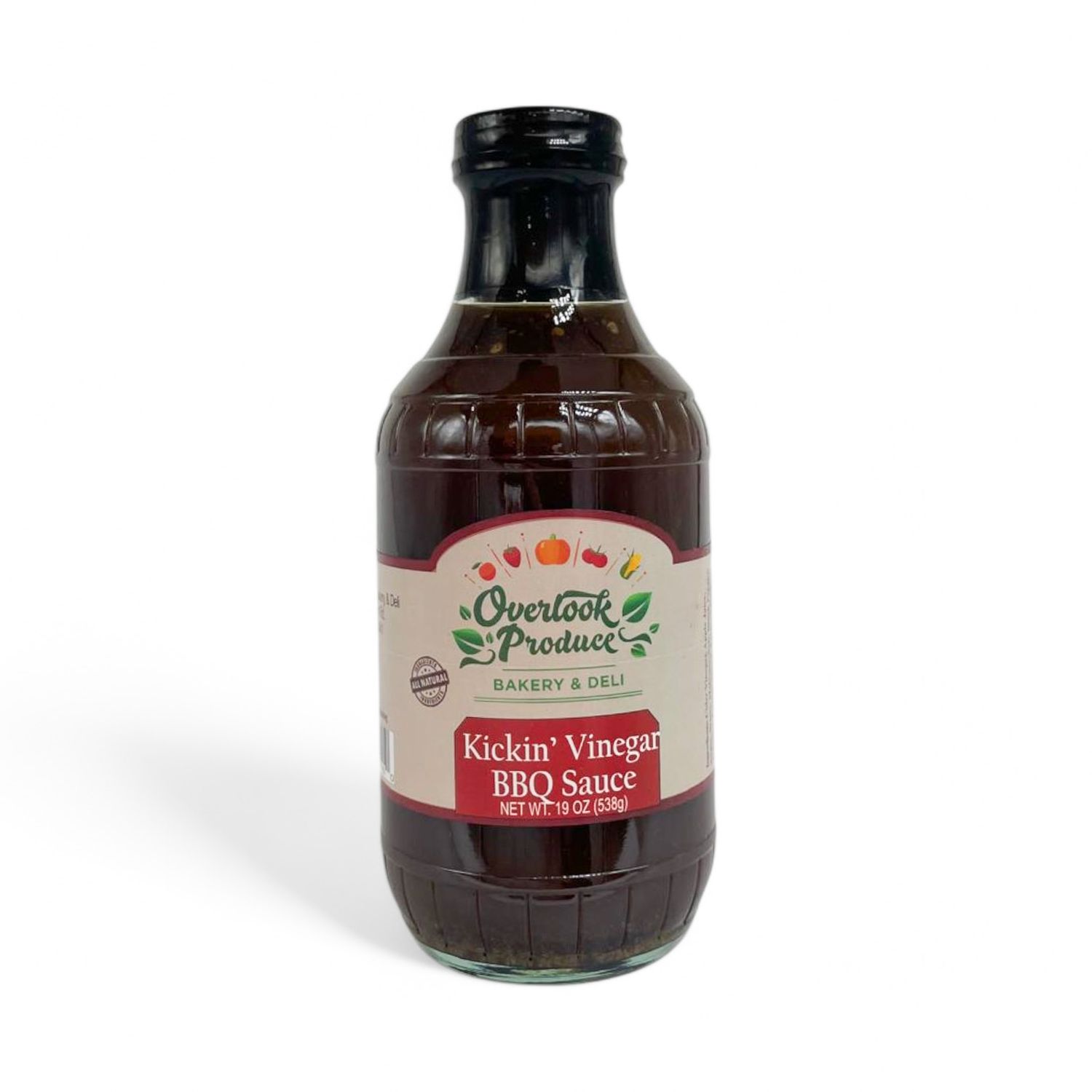 Kickin' Vinegar BBQ Sauce 19oz