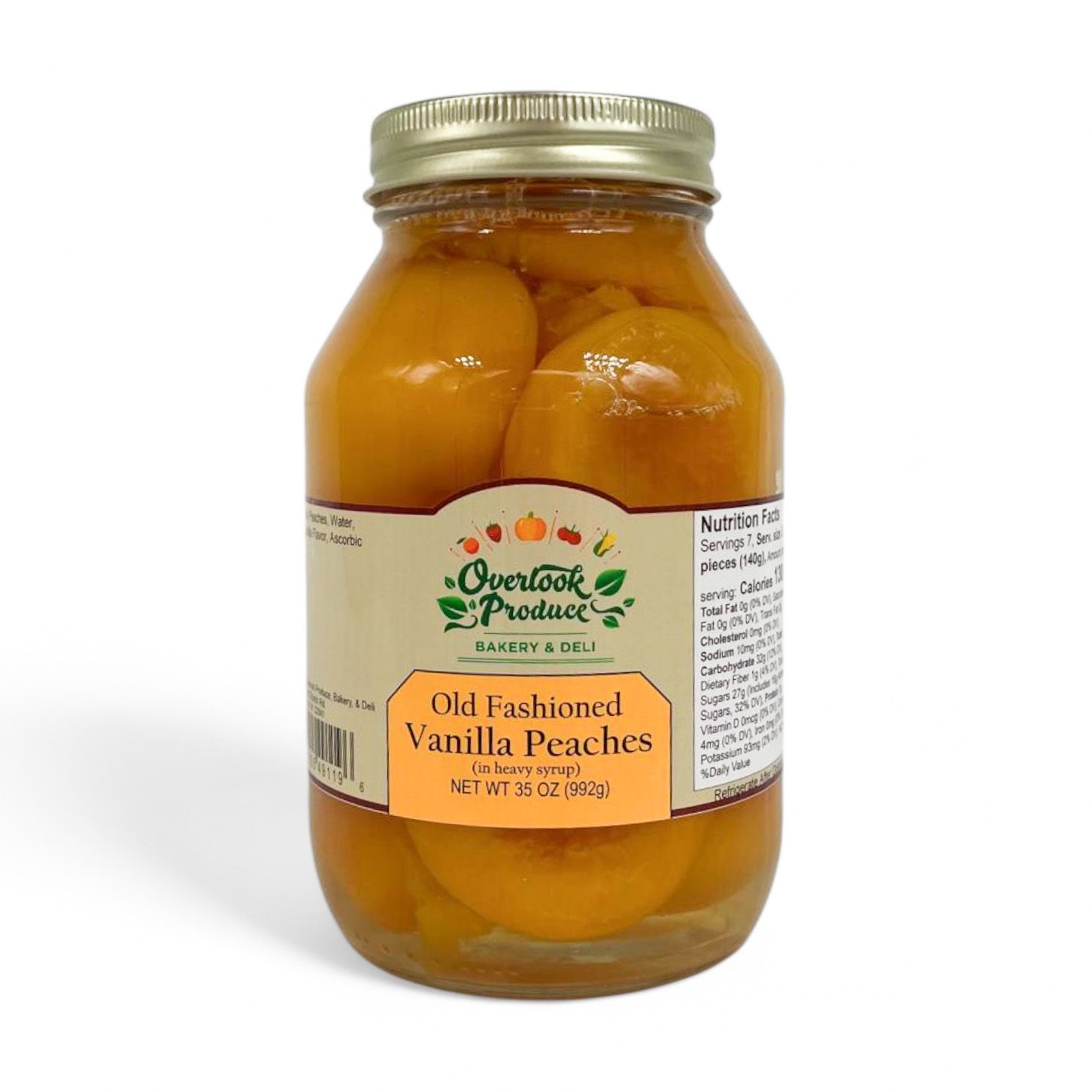 Old Fashioned Vanilla Peaches 35oz