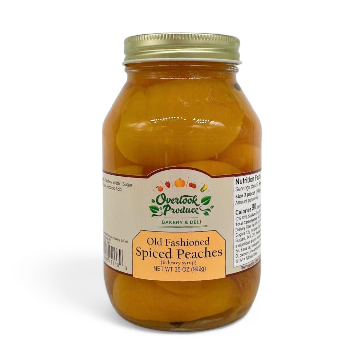 Old Fashioned Spiced Peaches 35oz