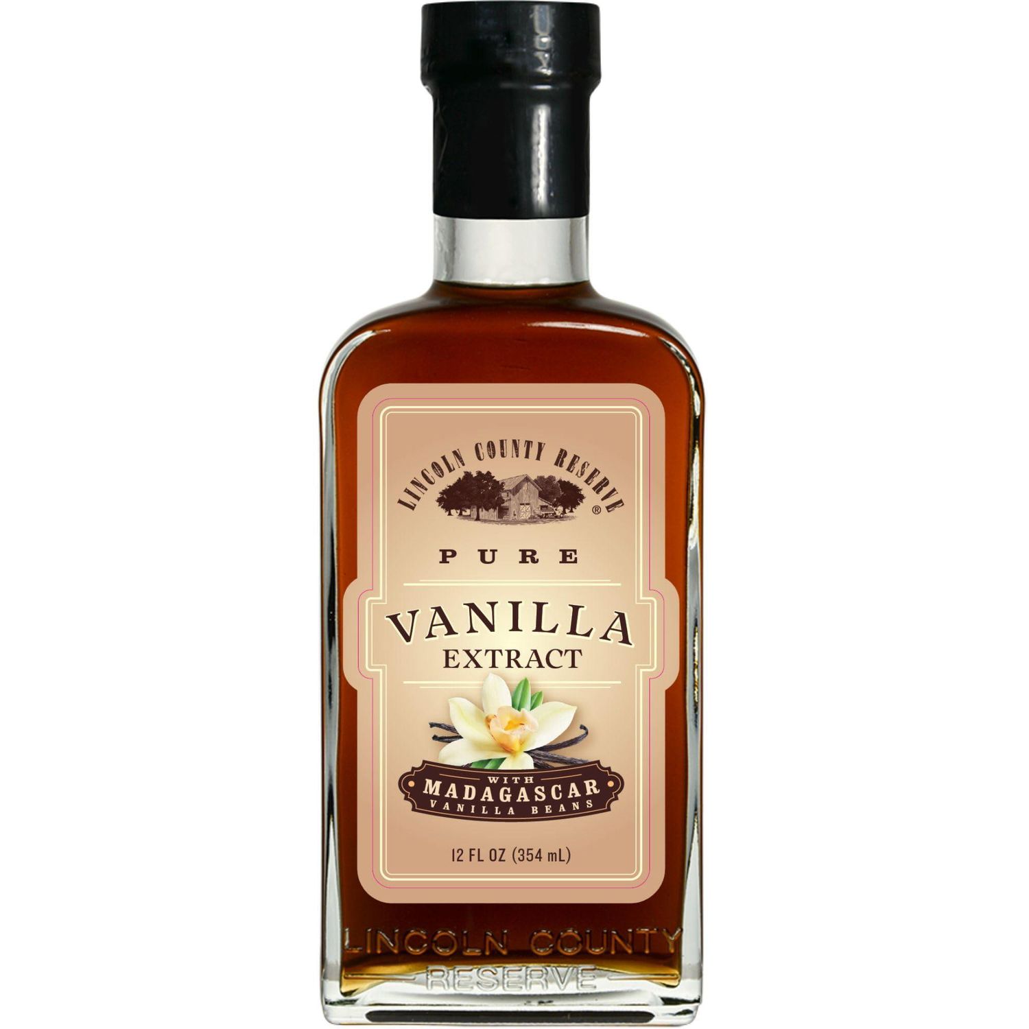 Lincoln County Reserves Pure Madagascar Vanilla Extract LCR 12oz