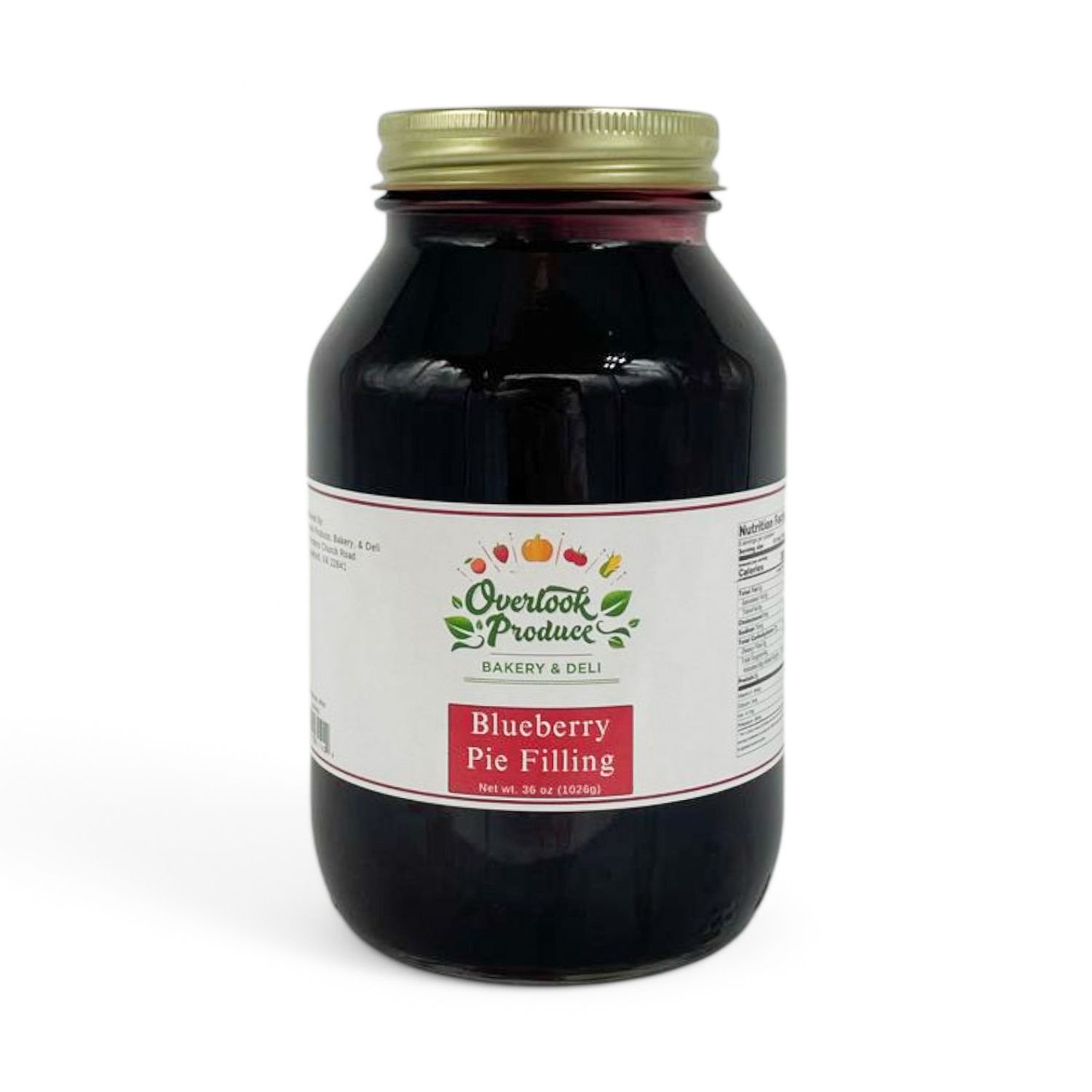 Blueberry Pie Filling 36oz