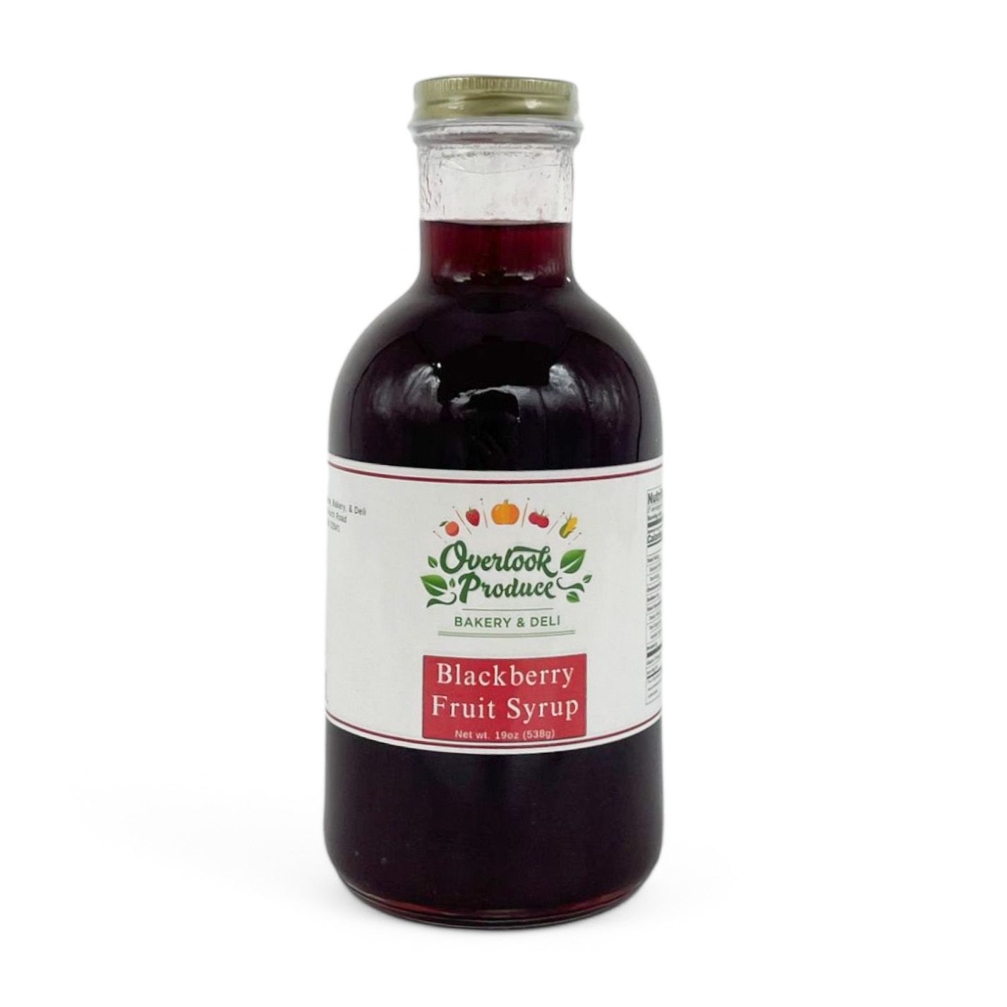 Blackberry Fruit Syrup 19oz