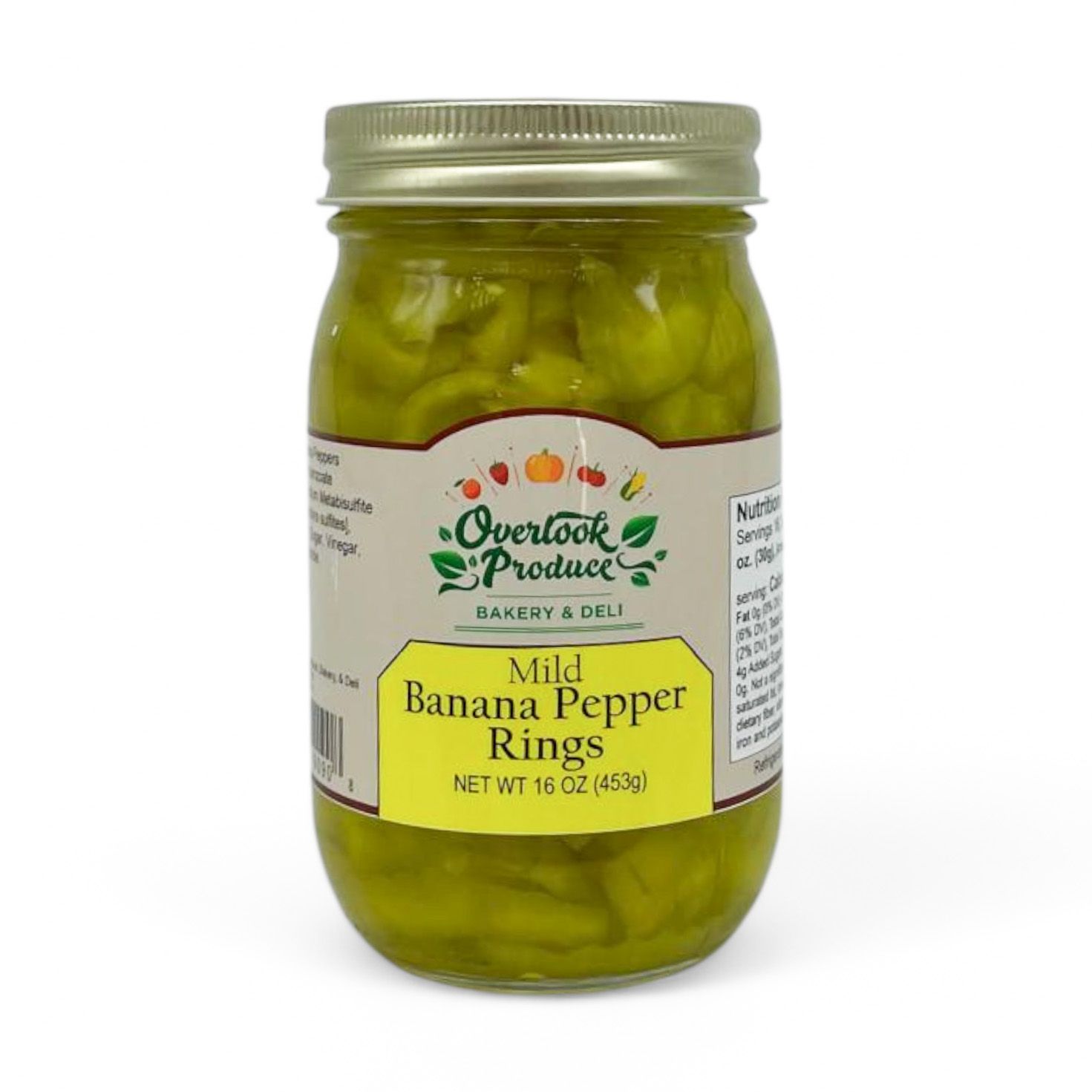 Mild Banana Pepper Rings 16oz