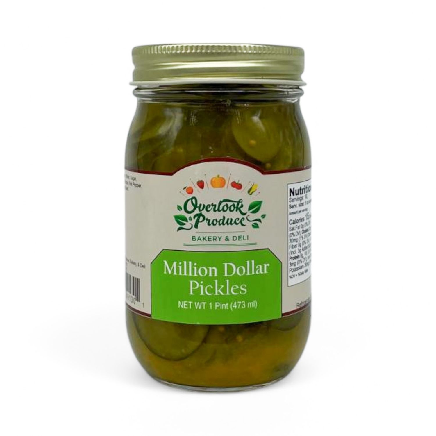 Million Dollar Pickles 1 Pint