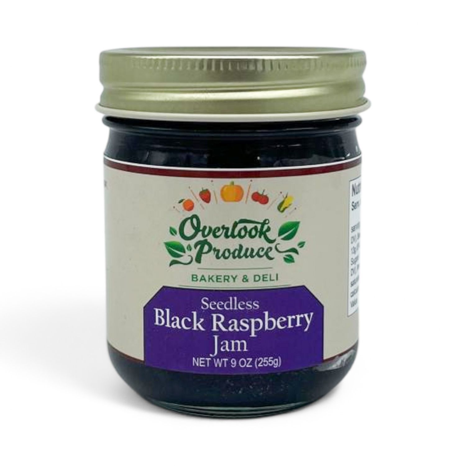 Seedless Black Raspberry Jam 9oz