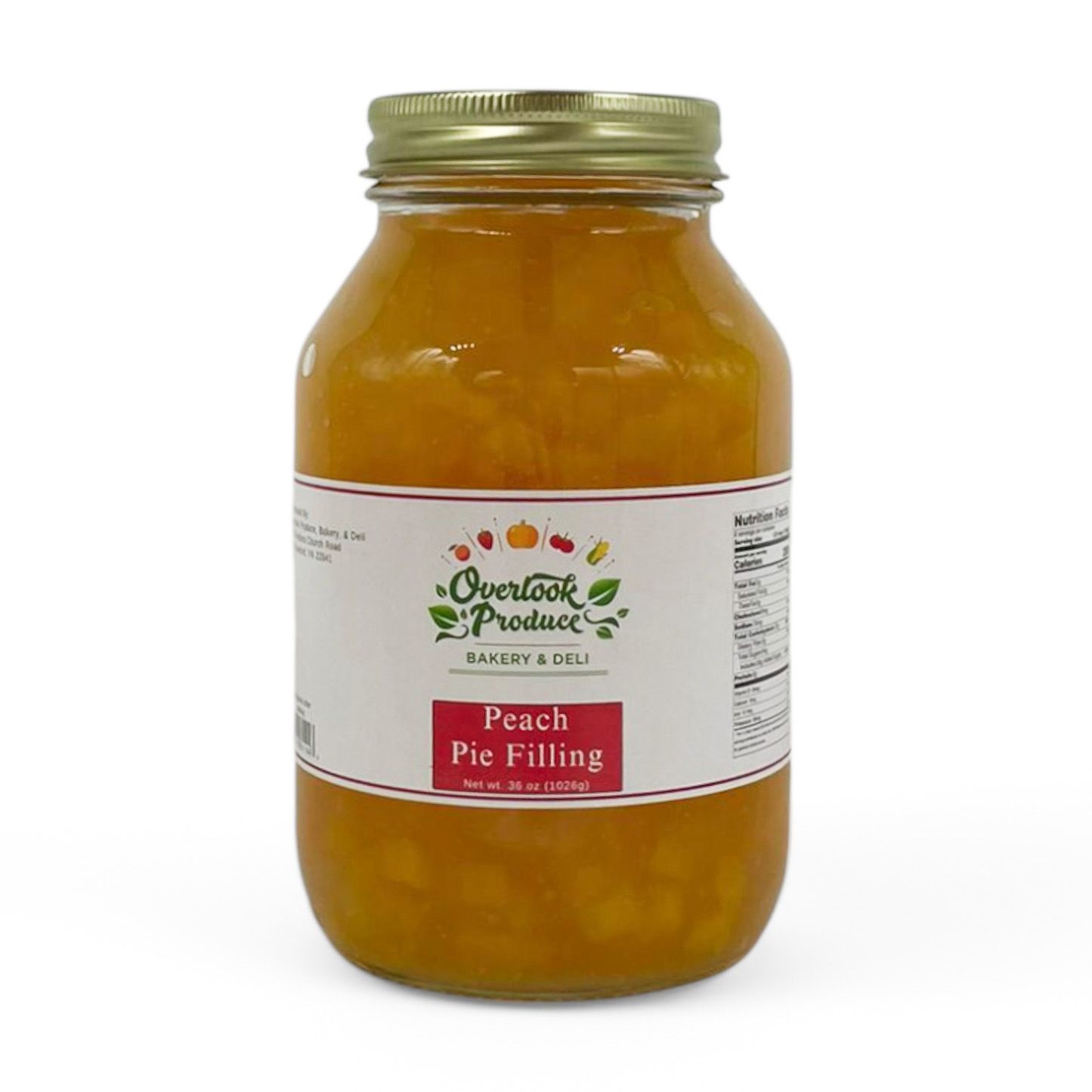 Peach Pie Filling 36oz