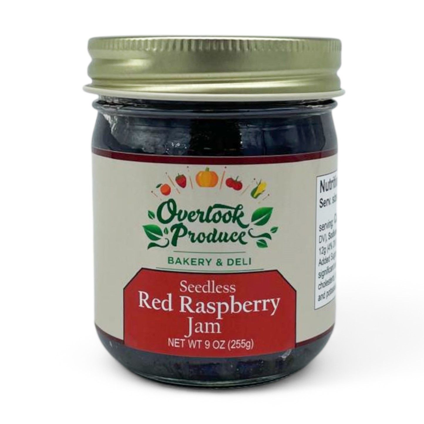 Seedless Red Raspberry Jam 9oz