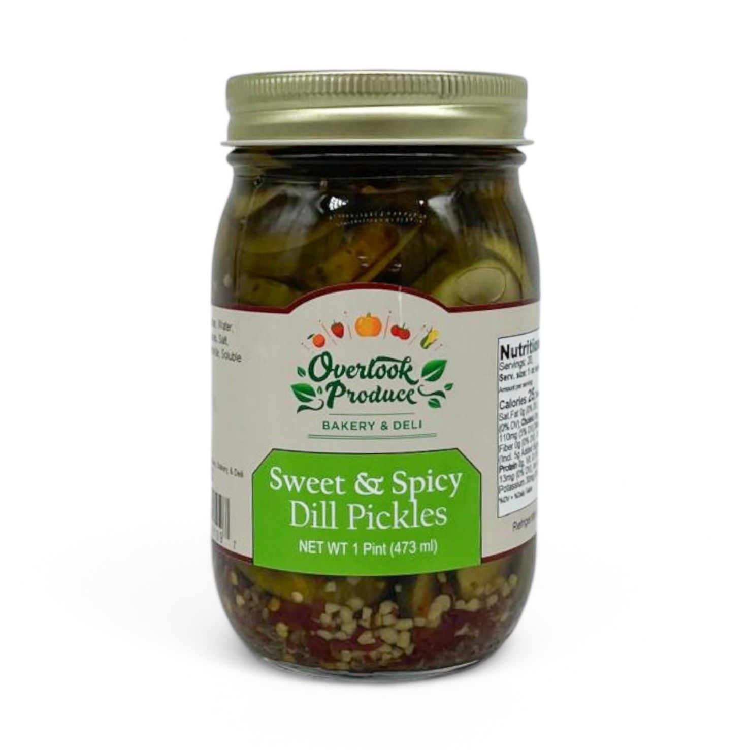 Sweet &amp; Spicy Pickles 1 Pint