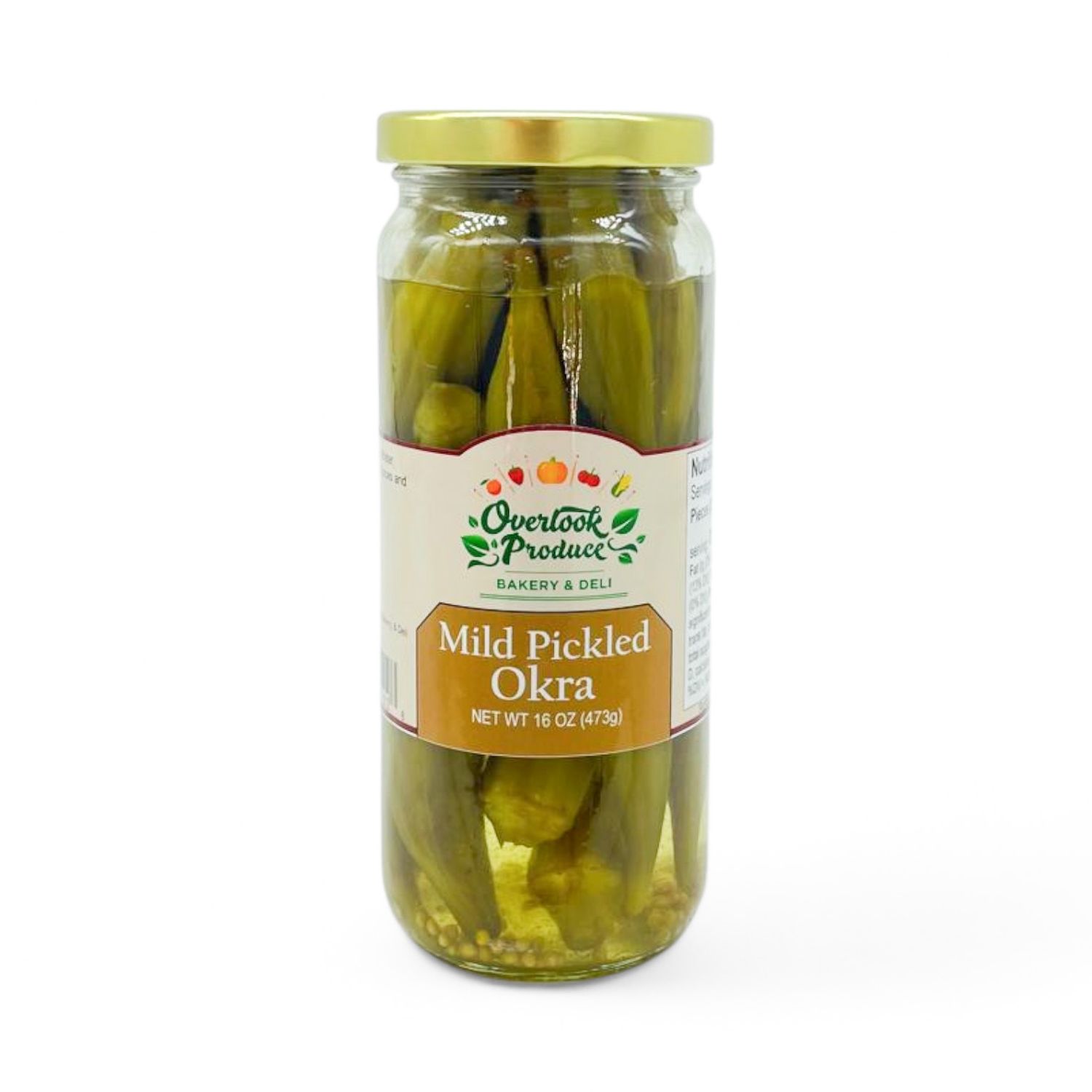 Mild Pickled Okra 16oz