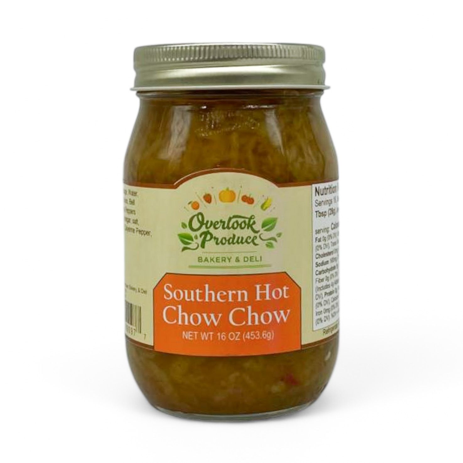 Southern Hot Chow Chow 16oz