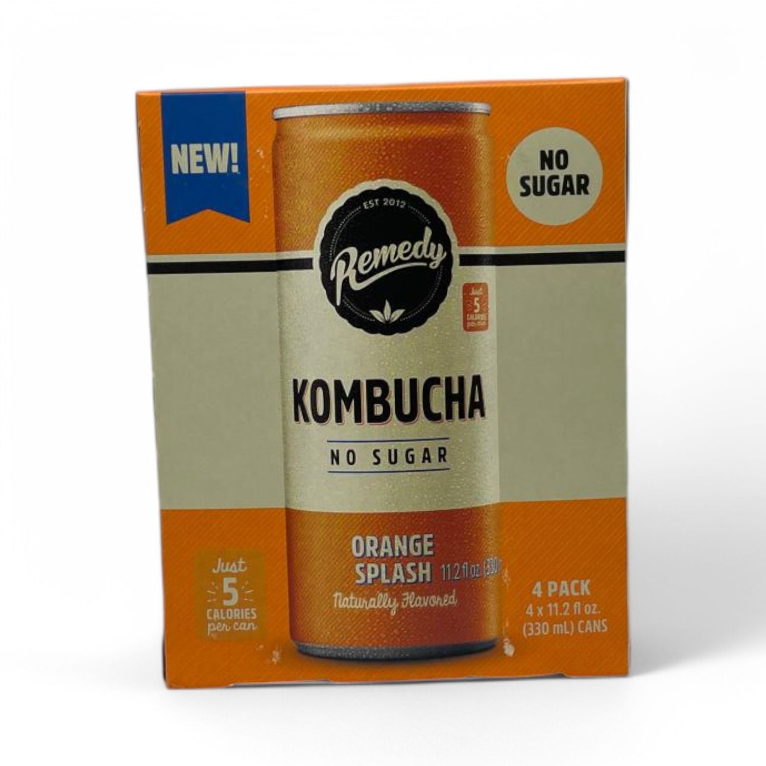 Orange Kombucha 4/12oz