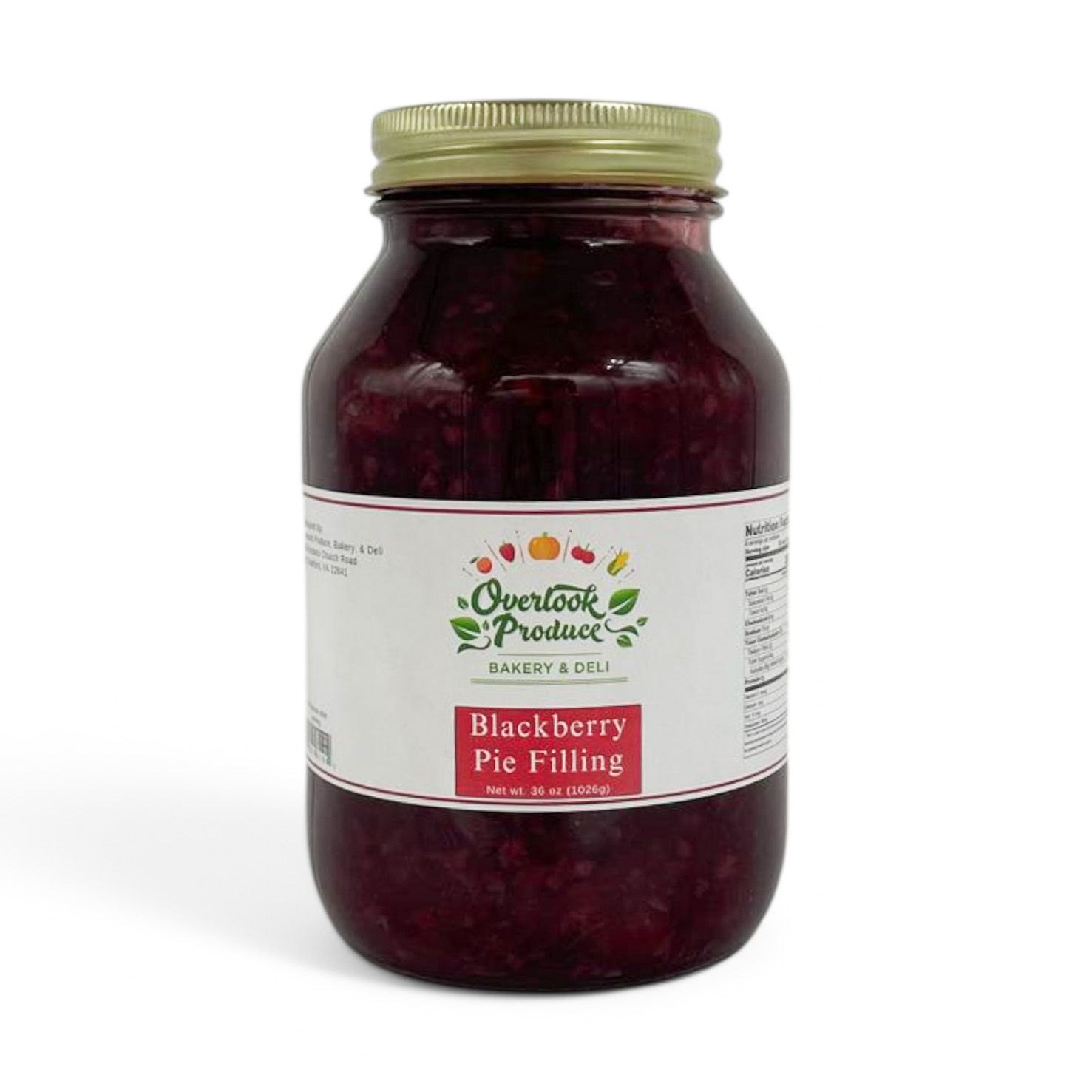 Blackberry Pie Filling 36oz