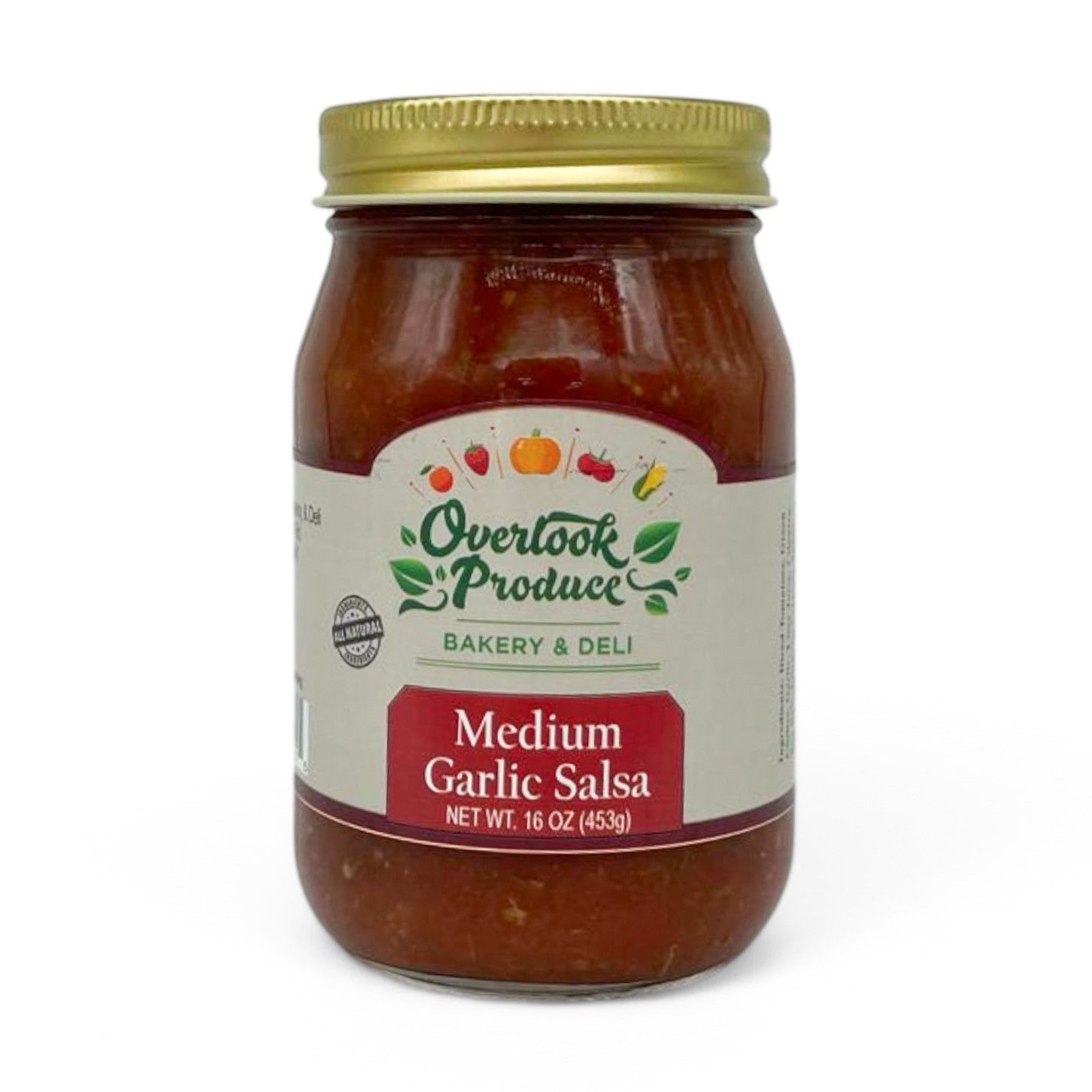Medium Garlic Salsa 16oz